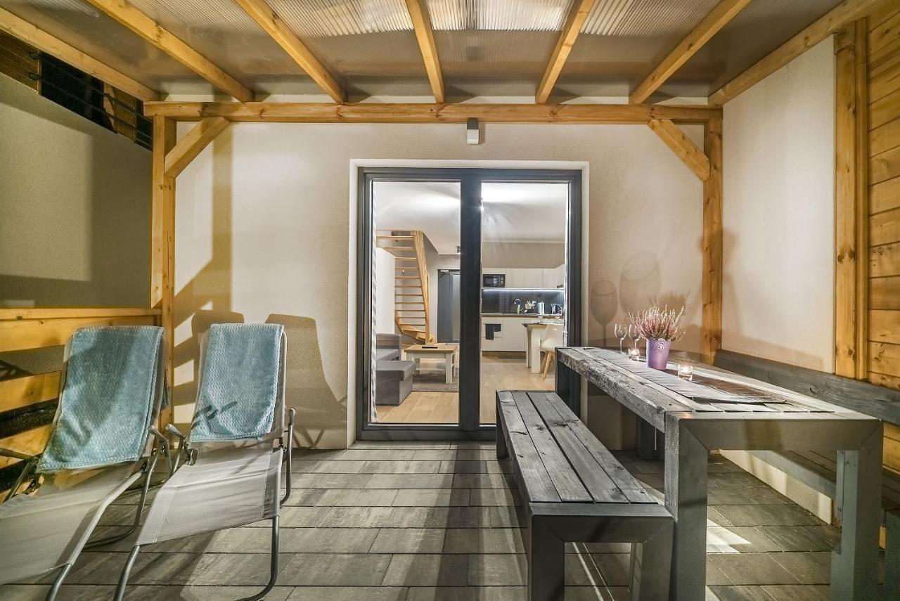 Domki Zlote Piaski Kryty Basen Sauna Jacuzzi Jastrzebia Gora Bagian luar foto